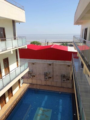 Vue depuis l’hébergement