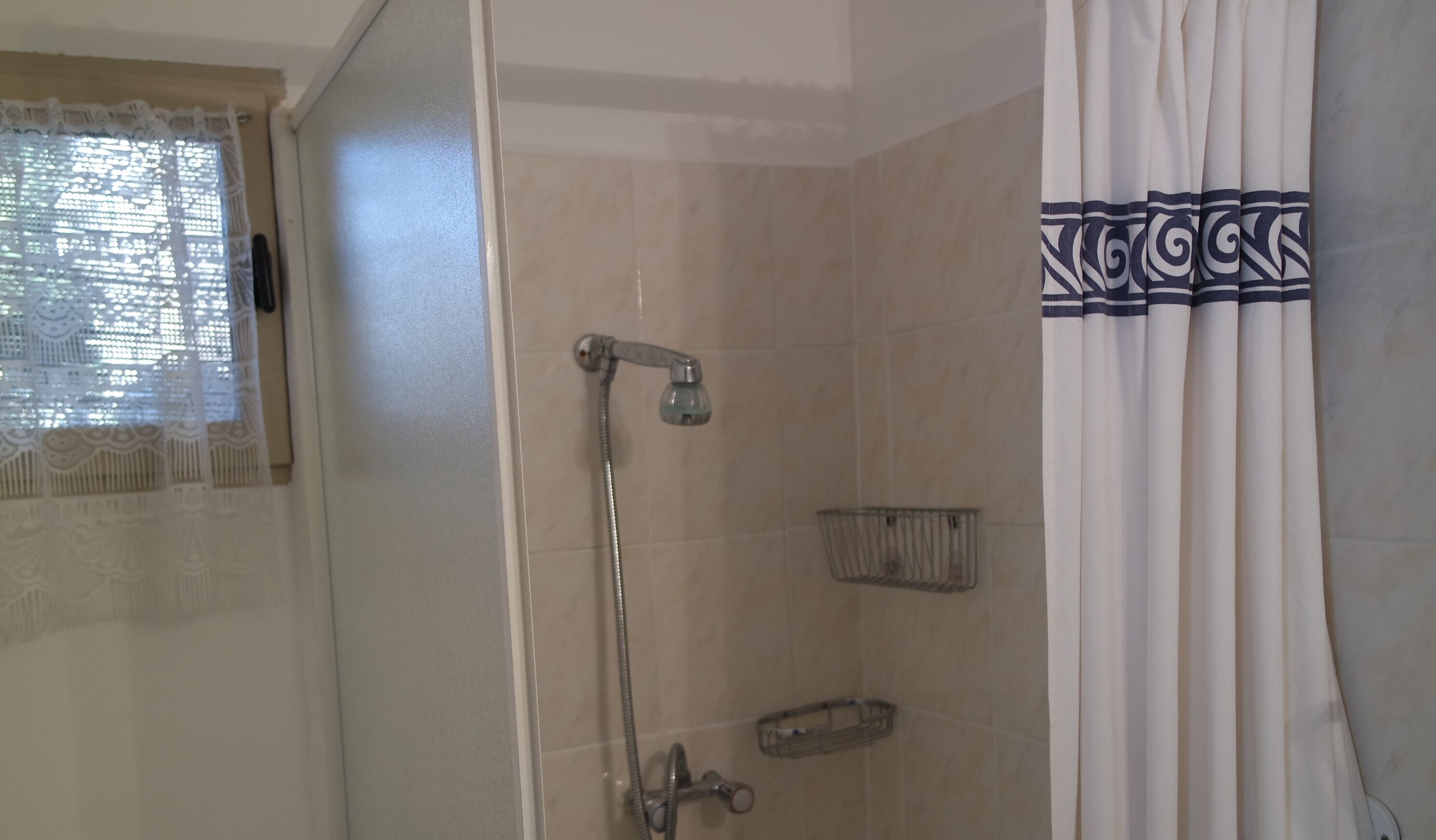 Hair dryer, towels