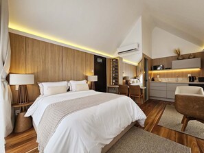 1 غرفة نوم وخدمة الإنترنت وملاءات أسرّة