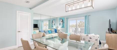 Stadtwohnung, Mehrere Betten (Blue Dolphin) | Wohnbereich