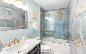 House, Multiple Beds (Blue Dolphin) | Bathroom | Towels, soap, toilet paper - Blue Dolphin (Santa Rosa Beach)