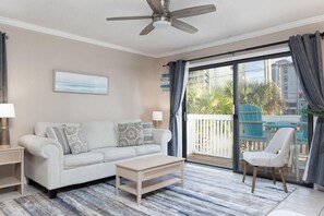Condo, Multiple Beds (Moonlit Tides at Gentle Winds A4) | Living area
