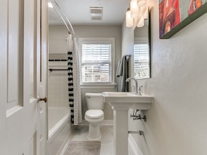 Towels, soap, toilet paper