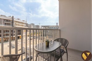 Estudio de lujo | Vista del balcón