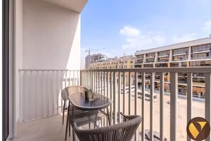 Luxury Studio | Balcony view - Vogue | Luma22 East Jumeirah Village Circle near Circle Mall (Dubai)