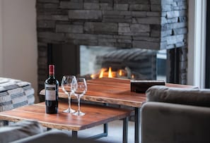 Deluxe Penthouse, Balcony, Mountain View | Living area - The Begbie Penthouse (Revelstoke)