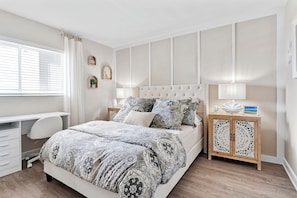 2 chambres, fer et planche Ă repasser, Wi-Fi, draps fournis