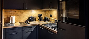 Magnifique studio avec terrasse et jardin avec vue imprenable sur la montagne