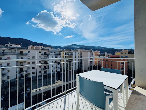 Deluxe Double Room, Balcony, City View | Balcony view