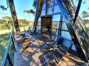 Comfort Chalet | Outdoor dining - Chalé Verde da Serra (Urubici)