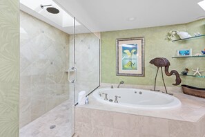 Hair dryer, towels, soap, shampoo - Experience 360 Water Views from this Condo where land ends an Ocean begins (Captiva)
