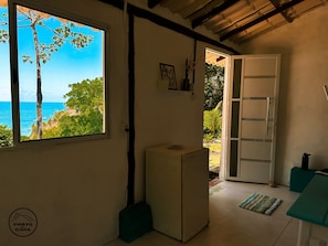 Casa superior, vista para o mar | Cozinha privada