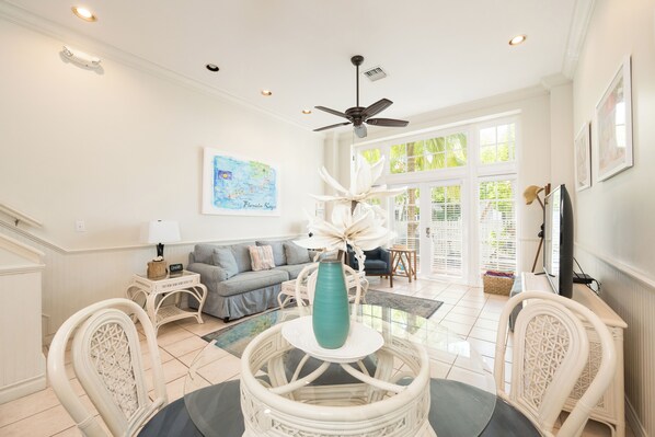 TV - Banana Wind at Truman Annex - 2 Bed / 2.5-Bath Condo w/ Shared Pool & Parking (Key West)