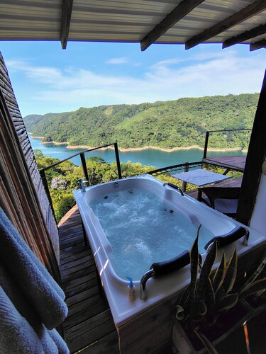 COCOZNA glamping incredible Amaní reservoir view in Norcasia, Caldas, Colombia