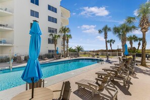 Leilighet, flere senger (Palm Beach D52) | Basseng | Et oppvarmet basseng