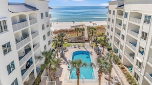 Condo, Multiple Beds (Palm Beach D52) | Pool | A heated pool - Palm Beach D52 (Orange Beach)