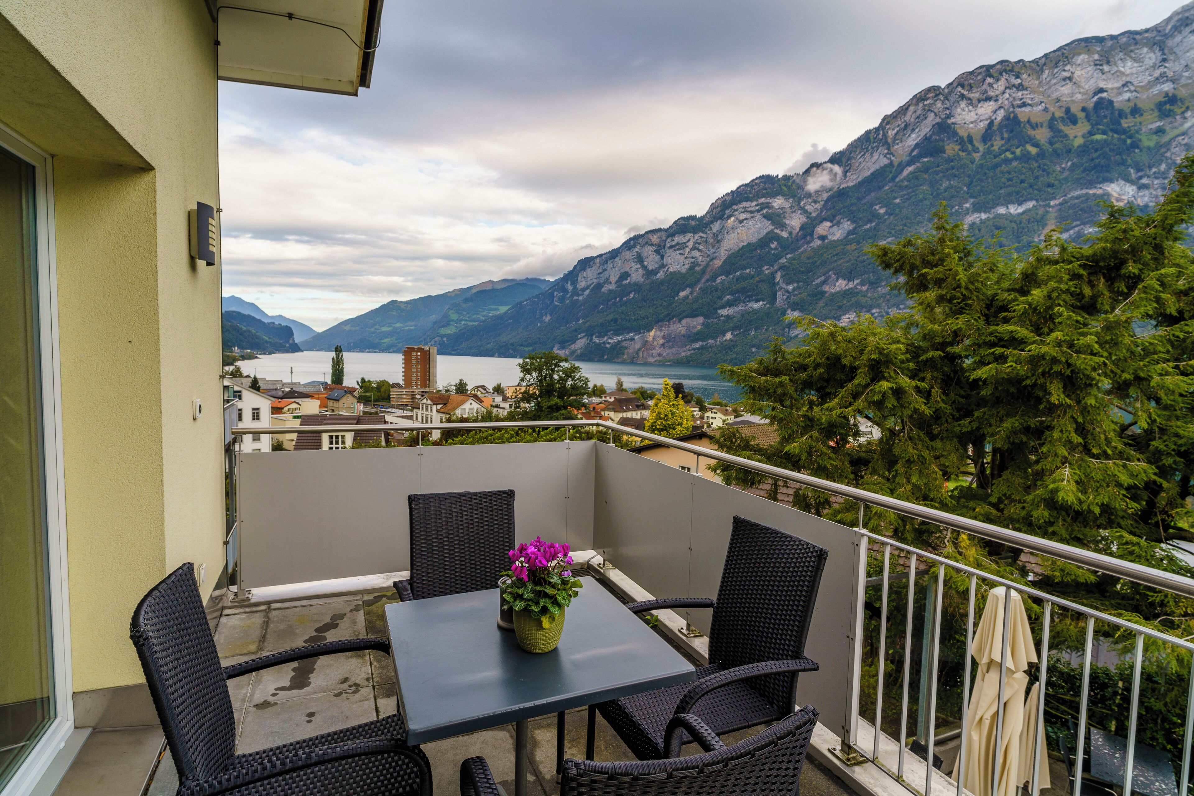 Junior-Studiosuite, Seeblick | Terrasse/Patio