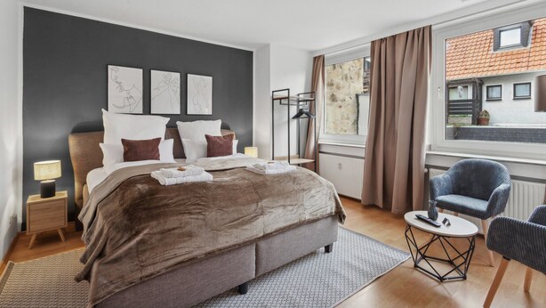 2 Schlafzimmer, Reisekinderbett, WLAN, Bettwäsche