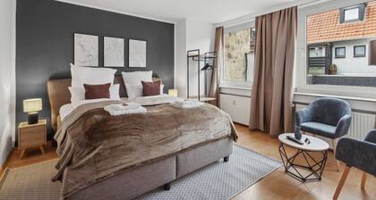 Charysma: Billard-Loft | Fußgängerzone | Schlafzimmer mit Smart-TV | Parkplatz