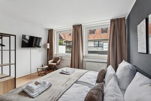 2 habitaciones, cuna de viaje, wifi y ropa de cama 