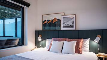 Design-lejlighed - balkon - bjergudsigt | Gratis Wi-Fi