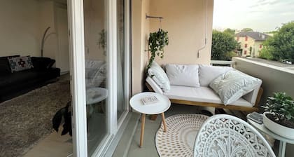 Cozy 1bedroom in Nyon, 10 min from Central Station