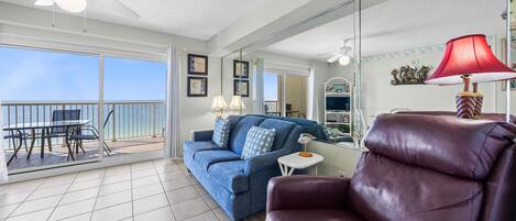 Condo, 1 King Bed with Sofa bed (Tradewinds 903) | Living area