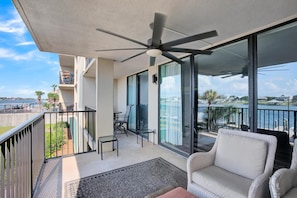Appart'hôtel, plusieurs lits (Wind Drift 114N) | Terrasse/Patio