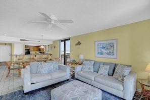Condo, 2 Queen Beds (Wind Drift 501E) | Living area - Wind Drift 501e (Orange Beach)