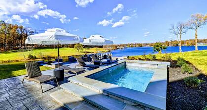 NEW 9BR Lakefront Lake Anna, Pool, Beach, Dock