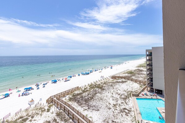 Condo, Multiple Beds (Wind Drift 702E) | Beach | On the beach