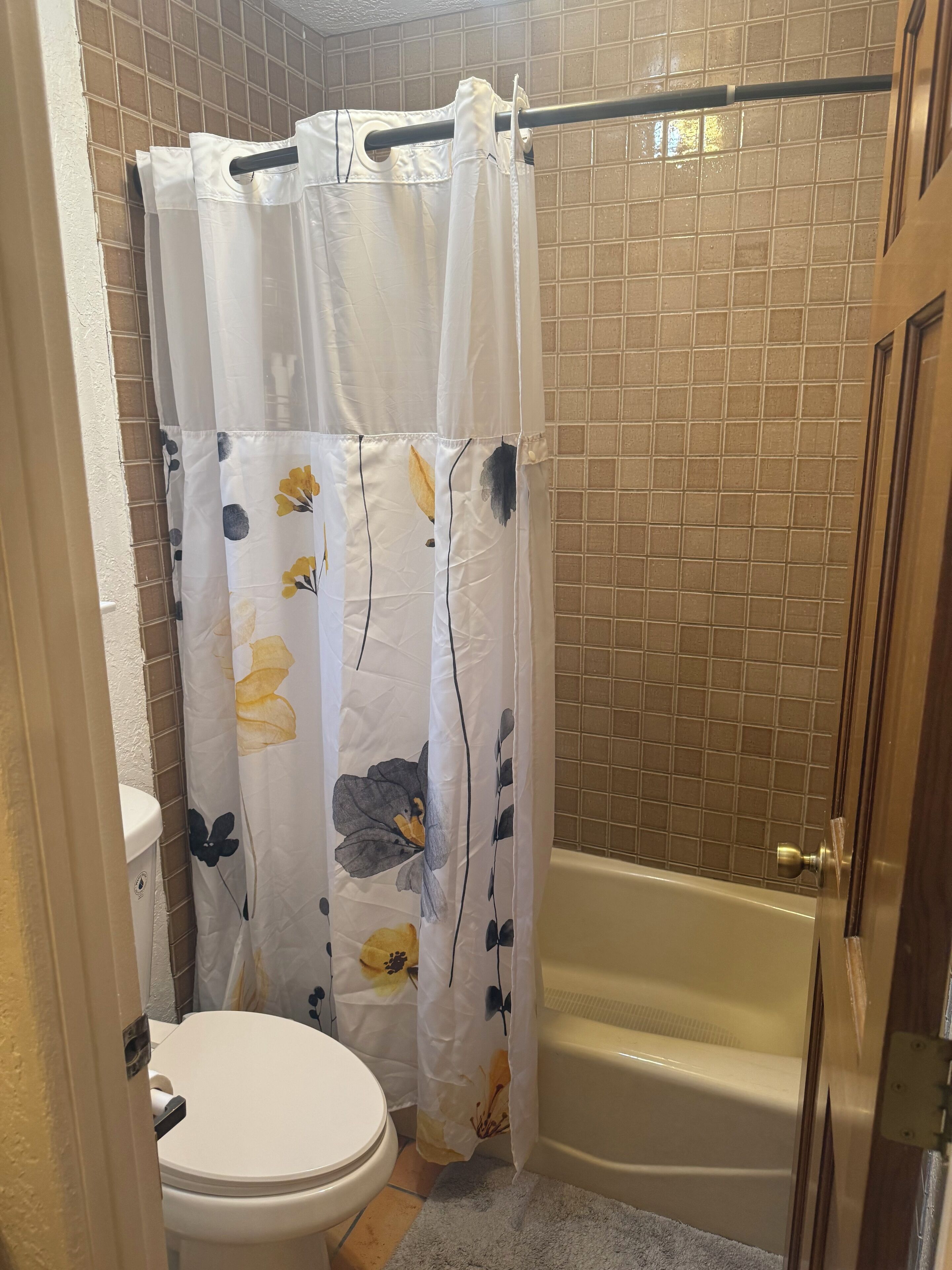 Boblebad, bidé, håndklær og såpe