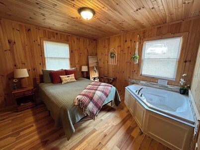 Deer Meadow Cabin-Devil's Bathtub/Nat Tunnel, Secluded, Fireplace, Whirlpool Tub