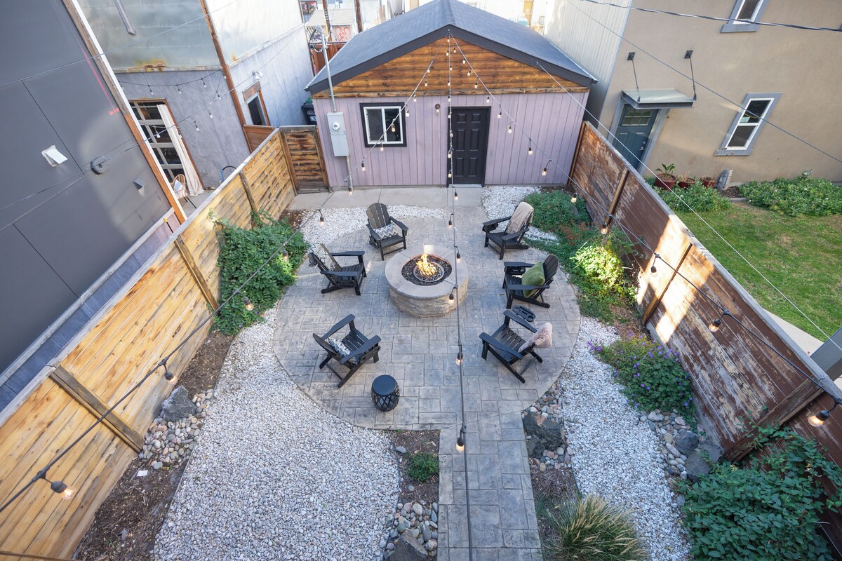 Hidden Gem in RiNo, 4 Bed/3 Bath, Backyard with firepit and 2 car garage