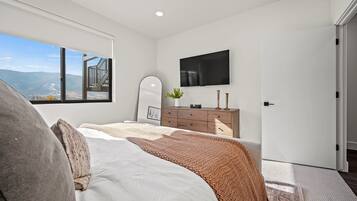 Unwind in bed as you stream your favorite shows on our smart TV!Unwind in bed as you stream your favorite shows on our smart TV!