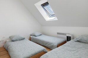 2 chambres, accès au Wi-Fi (inclus), literie fournie