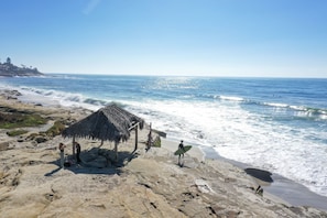 On the beach