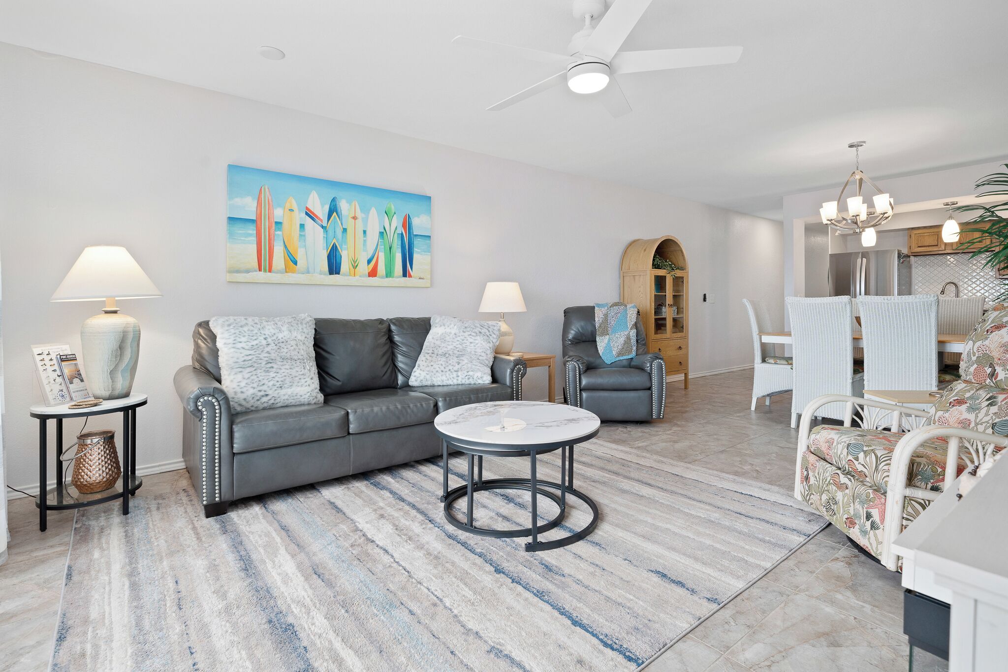 Foosball, table tennis, books