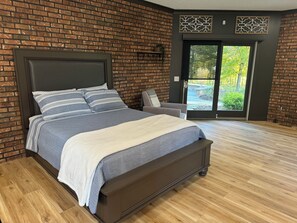 1 غرفة نوم وواي فاي وملاءات أسرّة