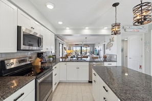 Fridge, microwave, oven, stovetop - Charming Sandcastles Condo – Steps to the Beach w/ Pool, Hot Tub & Tennis! (Cocoa Beach)