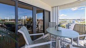 Outdoor dining - Charming Sandcastles Condo – Steps to the Beach w/ Pool, Hot Tub & Tennis! (Cocoa Beach)