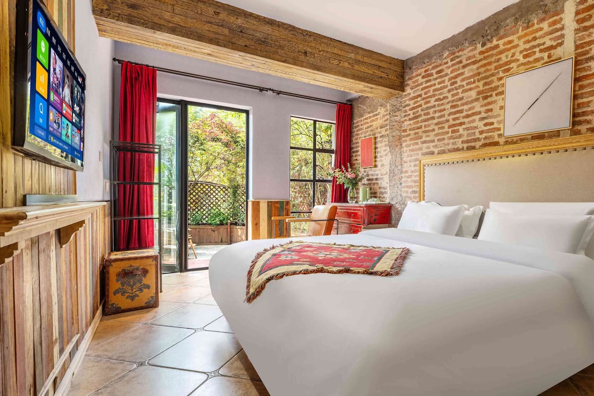 Signature-Doppelzimmer, Gartenblick