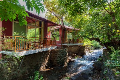 Forest Retreat with Waterfall in Murud - Just 1 Hour Drive From Alibag