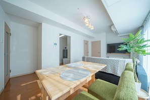 Family Suite | Living area | 40-inch flat-screen TV with digital channels - Sapporo irios cozy inn (Sapporo)