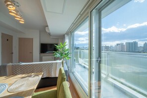 Family Suite | Living area | 40-inch flat-screen TV with digital channels - Sapporo irios cozy inn (Sapporo)