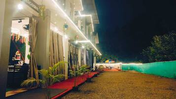 Front of property – evening/night