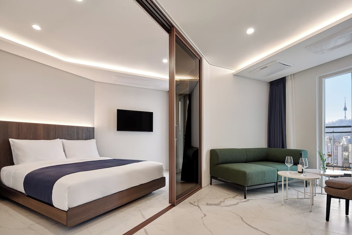 1 chambre, coffres-forts dans les chambres, bureau