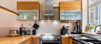 Holiday Home 'Der Flusshof, Ferienhaus' with Shared Terrace, Shared Garden and Wi-Fi