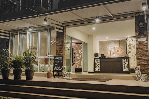 Entrada de la propiedad