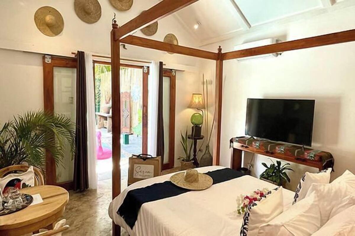 1 chambre, bureau, fer et planche à repasser, Wi-Fi gratuit